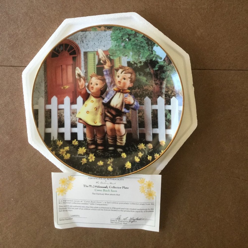 Collector Hummel Plate